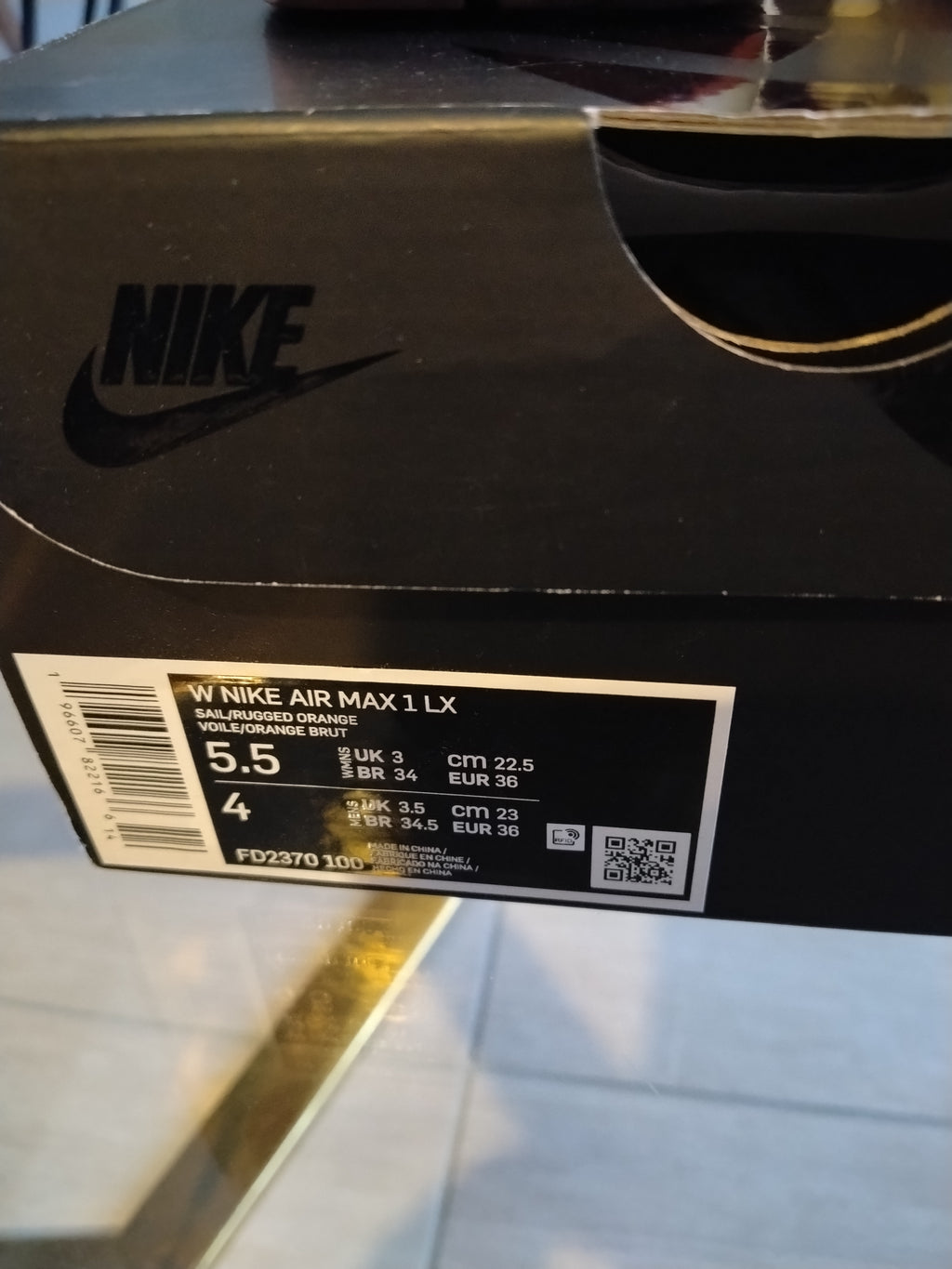 Nike air max 1 LX